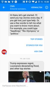 Der CNN-Chatbot - Messenger